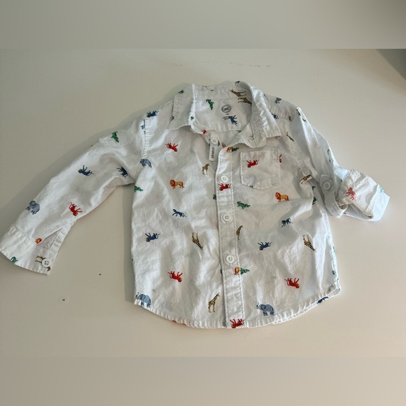 Toddler Animal Print Button Up - Picture 3 of 3